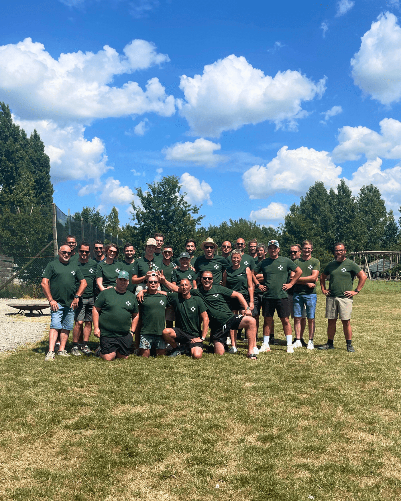 Castelein groepsfoto op de teambuilding